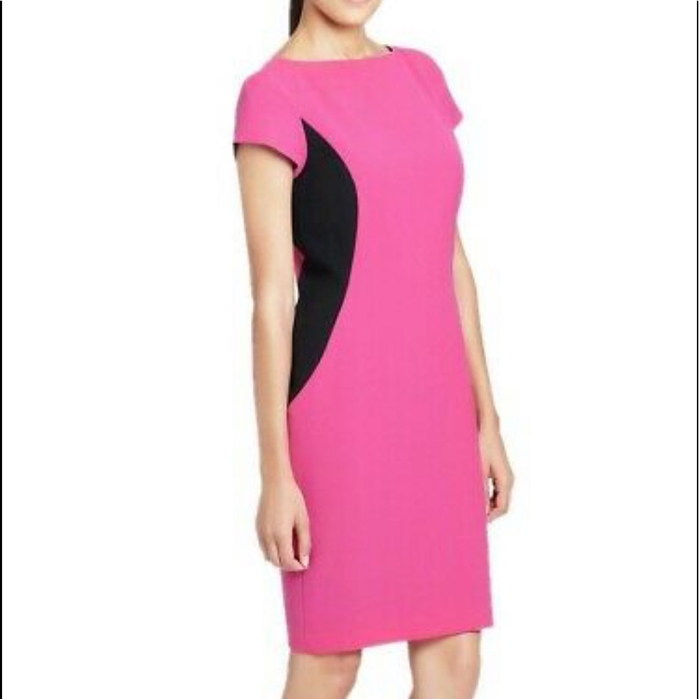 Cynthia Steffe Lida Contrast Side Panel Dress 8 - Picture 2 of 6